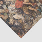 Slag bij Grunwald (middeleeuwse militaire scène) ( Tissuepapier (Detail)