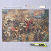 Slag bij Grunwald (middeleeuwse militaire scène) ( Tissuepapier (Craft)