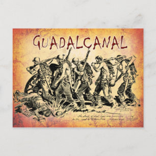Slag bij Guadalcanal, 1943 Briefkaart