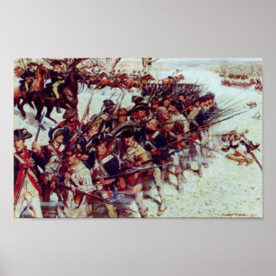 Slag bij Guilford Court House Poster