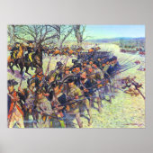 Slag bij Guilford Courthouse 15 maart 1781 Poster (Voorkant)