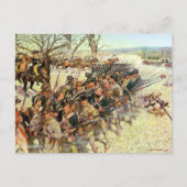 Slag bij Guilford Courthouse - Amerikaanse Revolut Briefkaart (Voorkant)
