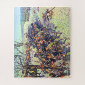 Slag bij Guilford Courthouse Charles McBarron Legpuzzel (Verticaal)