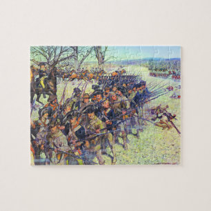 Slag bij Guilford Courthouse Charles McBarron Legpuzzel