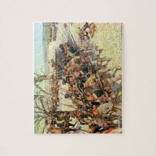 Slag bij Guiliford Courthouse Legpuzzel (Verticaal)