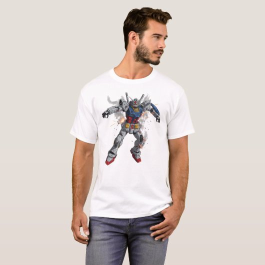 Slag bij Gundam T-shirt (Voorkant volledig)