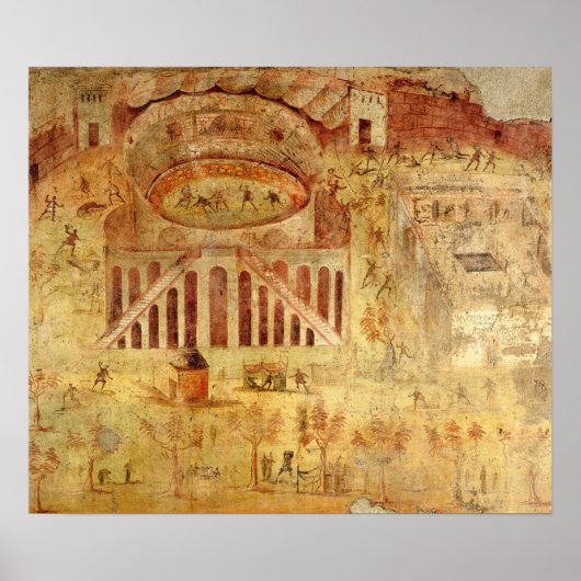 Slag bij het amfitheater poster (Voorkant)