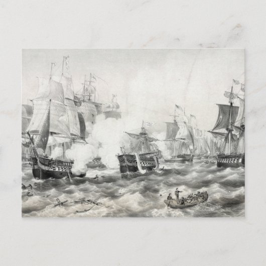 Slag bij het meer van Erie Briefkaart (Voorkant)