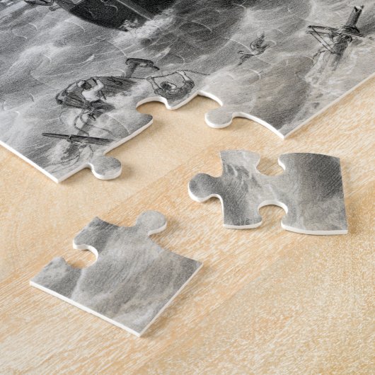 Slag bij het meer van Erie Legpuzzel (Zijkant)