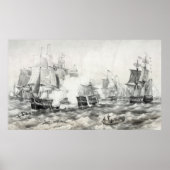 Slag bij het meer van Erie Poster (Voorkant)