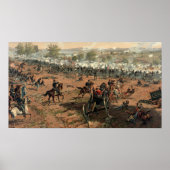 Slag bij het Poster Gettysburg (Voorkant)