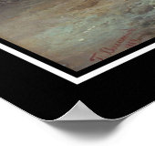 Slag bij het verlies van een standaard Poster (Hoek)