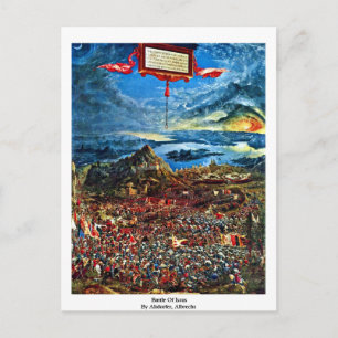 Slag bij Issus by Altdorfer, Albrecht Briefkaart