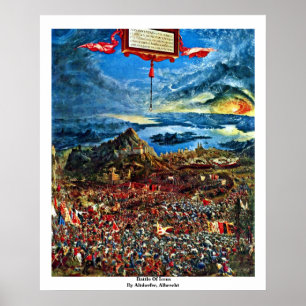 Slag bij Issus by Altdorfer, Albrecht Poster