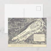 Slag bij King's Mountain Briefkaart (Voorkant / Achterkant)