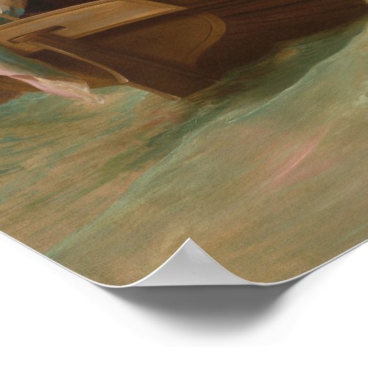 Slag bij La Hogue - Benjamin West Fine Art Poster (Hoek)