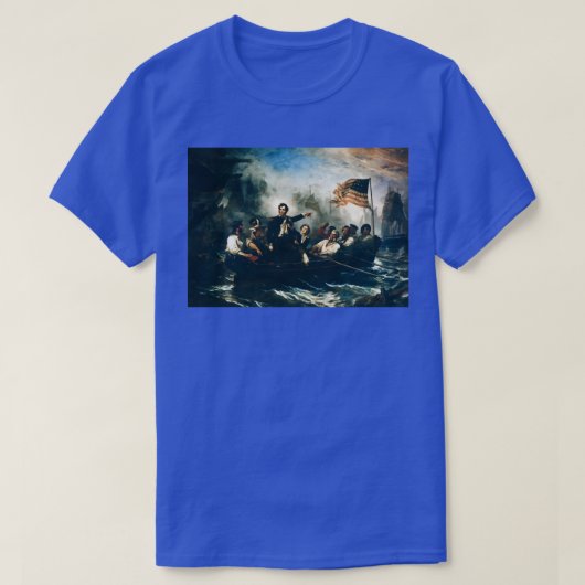 Slag bij Lake Erie Oliver Hazard Perryof 1812 T-shirt (Design voorkant)