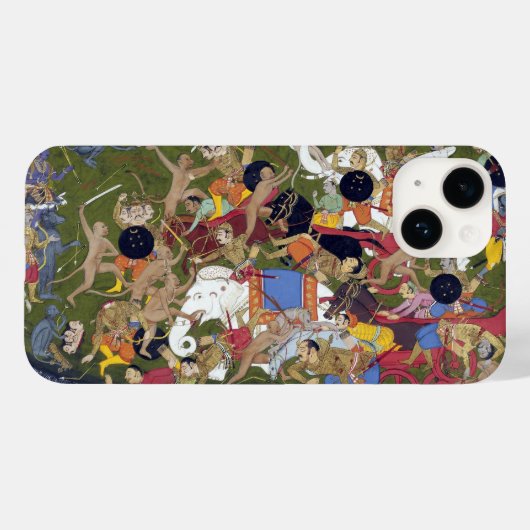 Slag bij Lanka Ramayana Udaipur India Sahibdin Case-Mate iPhone Case (Achterkant (horizontaal))