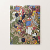 Slag bij Lanka Ramayana Udaipur India Sahibdin Legpuzzel (Verticaal)