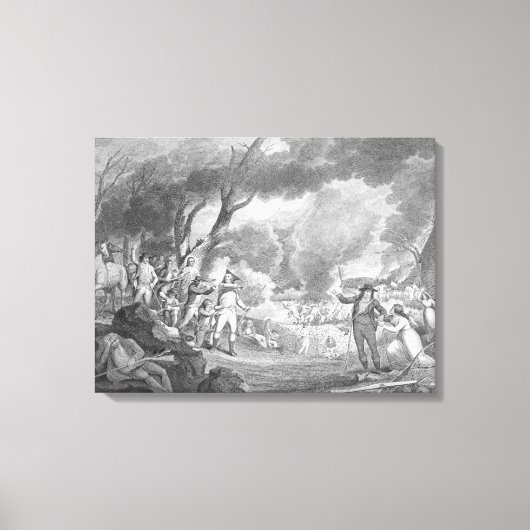 Slag bij Lexington Canvas Afdruk (Voorkant)
