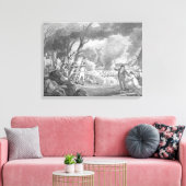 Slag bij Lexington Canvas Afdruk (Insitu (Woonkamer))