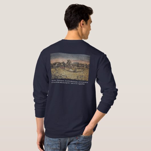 Slag bij Lexington Long Sleeve Shirt (Achterkant volledig)