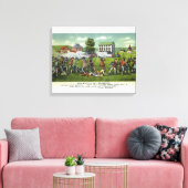 Slag bij Lexington Scene Canvas Afdruk (Insitu (Woonkamer))