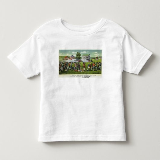 Slag bij Lexington Scene Kinder Shirts (Voorkant)