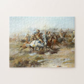 Slag bij Little Bighorn Russell Legpuzzel (Horizontaal)