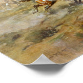 Slag bij Little Bighorn Russell Poster (Hoek)