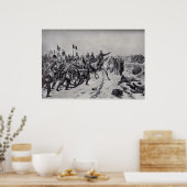 Slag bij Mans Poster (Keuken)