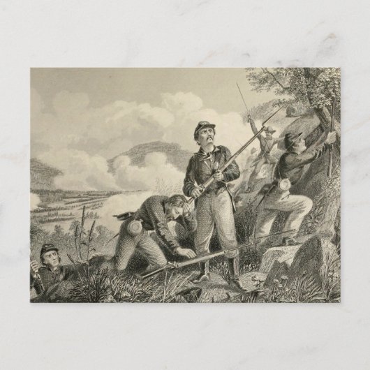 Slag bij Missionary Ridge Briefkaart (Voorkant)