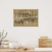 Slag bij Missionary Ridge Poster (Keuken)