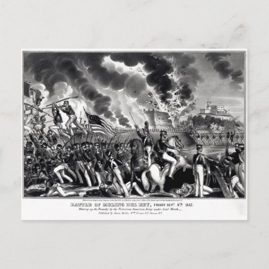 Slag bij Molino del Rey Briefkaart (Voorkant)
