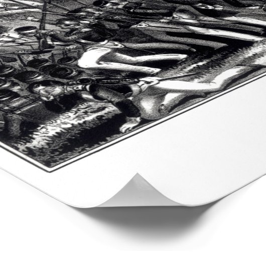 Slag bij Molino del Rey Poster (Hoek)