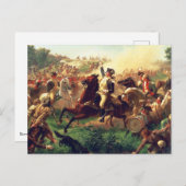 Slag bij Monmouth door Emanuel Leutze Briefkaart (Voorkant / Achterkant)