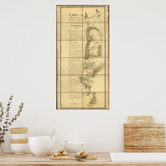 Slag bij Monmouth Poster (Keuken)