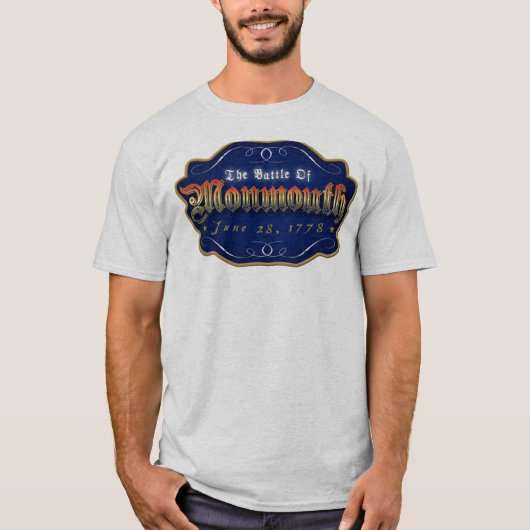 Slag bij Monmouth Shirt_American T-shirt (Voorkant)