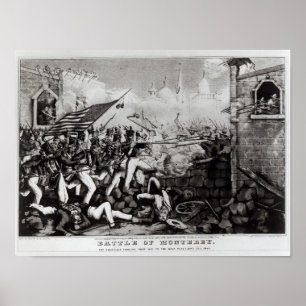 Slag bij Monterey Poster