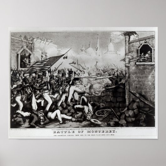 Slag bij Monterey Poster (Voorkant)