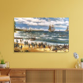 Slag bij Nassau, Canvas Art Print (Insitu (Woonkamer))