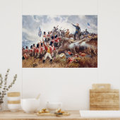 Slag bij New Orleans Poster (Keuken)