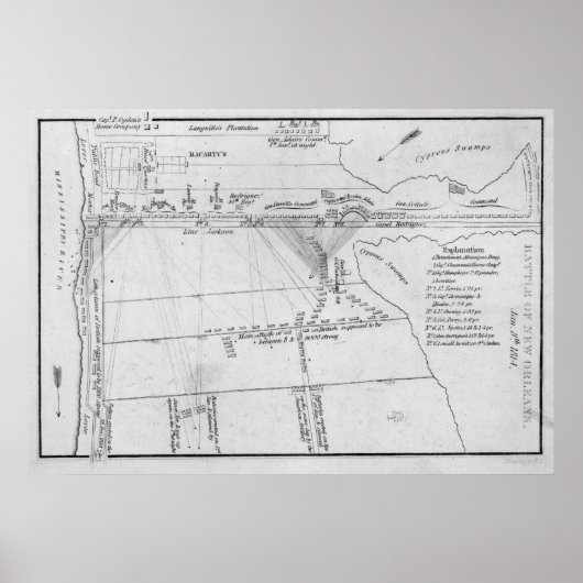 Slag bij New Orleans Poster (Voorkant)