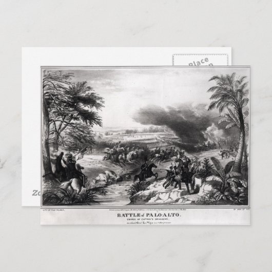 Slag bij Palo Alto Briefkaart (Voorkant / Achterkant)