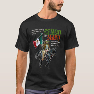 Slag bij Puebla 5 mei 1862 Cinco De Mayo Gift T-shirt