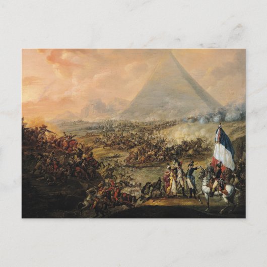 Slag bij Pyramids, 21 juli 1798 Briefkaart (Voorkant)