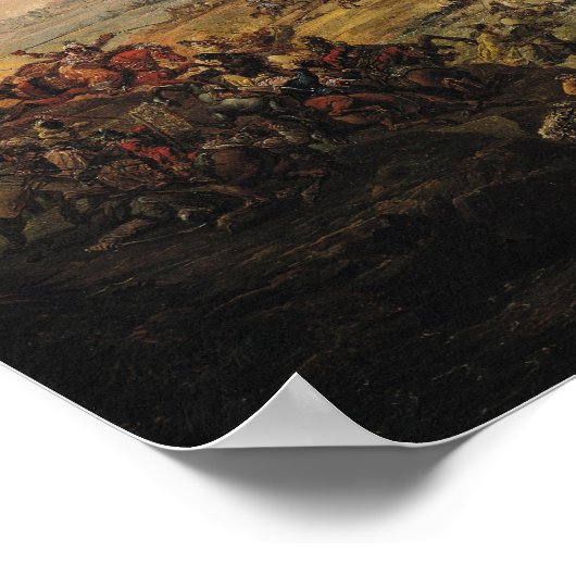 Slag bij Pyramids, 21 juli 1798 Poster (Hoek)