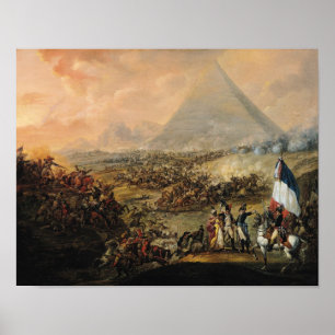 Slag bij Pyramids, 21 juli 1798 Poster
