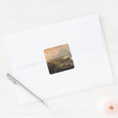 Slag bij Pyramids, 21 juli 1798 Vierkante Sticker (Envelop)