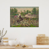 Slag bij Qingua Poster (Keuken)